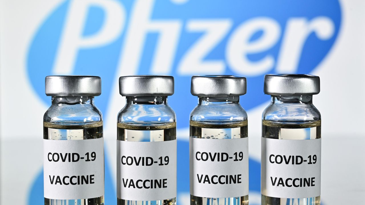 Esta é uma imagem da vacina da Pfizer