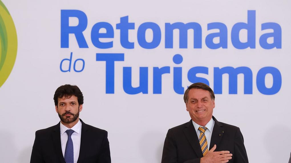 Alvaro Antonio e Jair Bolsonaro