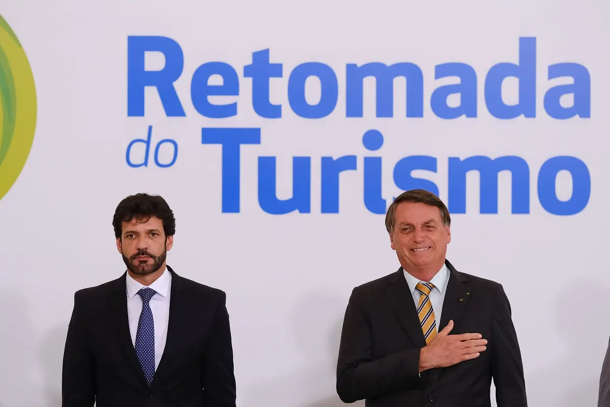 Alvaro Antonio e Jair Bolsonaro