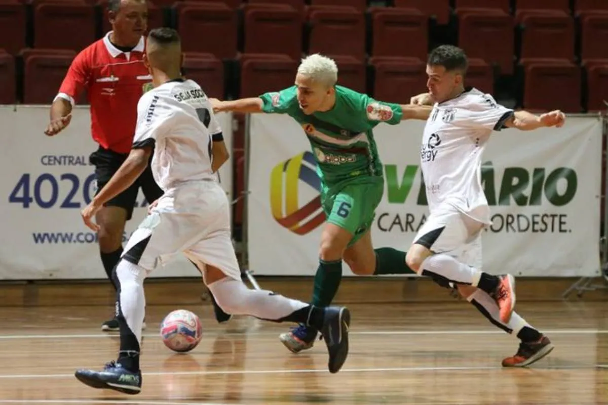 Futsal será uma das modalidades fixas do Ceará. Time foi vice da Copa do Brasil