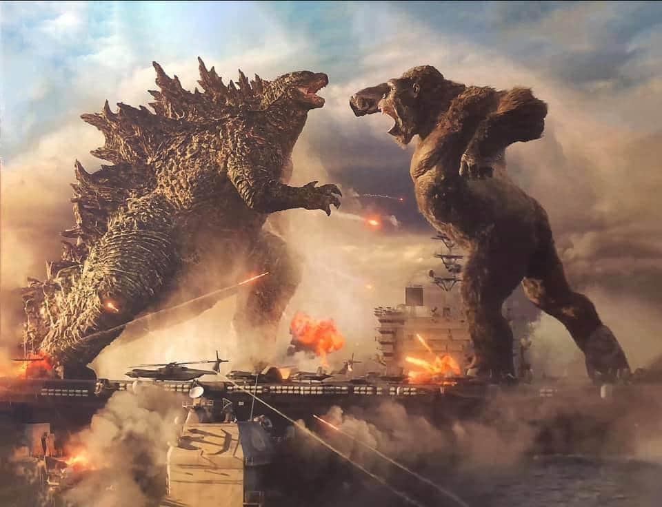 Esta é uma imagem do filme Godzilla vs Kong