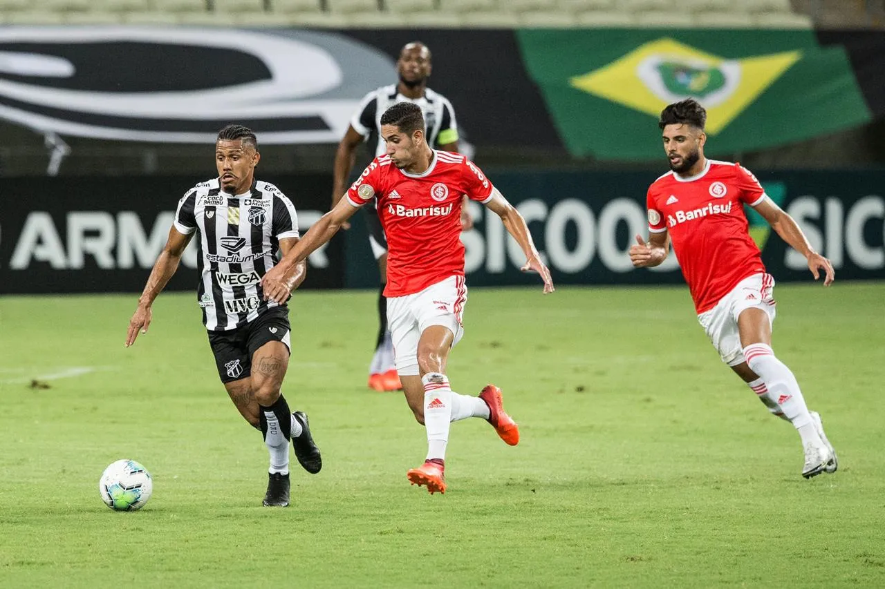 O Ceará criou as melhores chances da partida, mas não conseguiu converter em gol