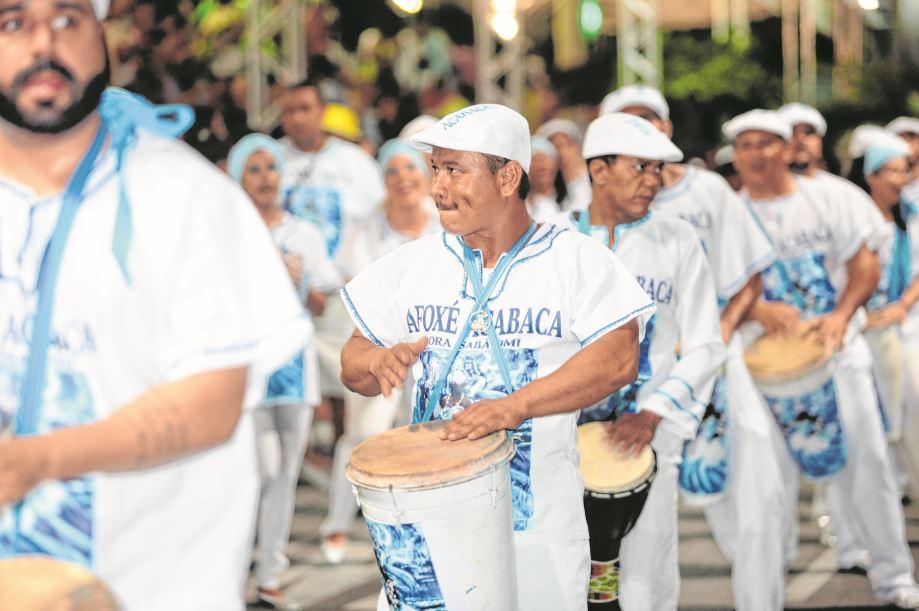 Desfile do Afoxé Acabaca