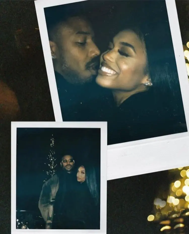 Esta é uma imagem de Lori Harvey e Michael Jordan