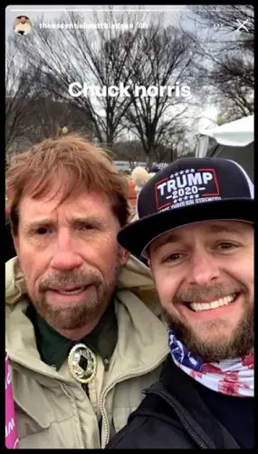 Uma das imagens do sósia que viralizou na internet