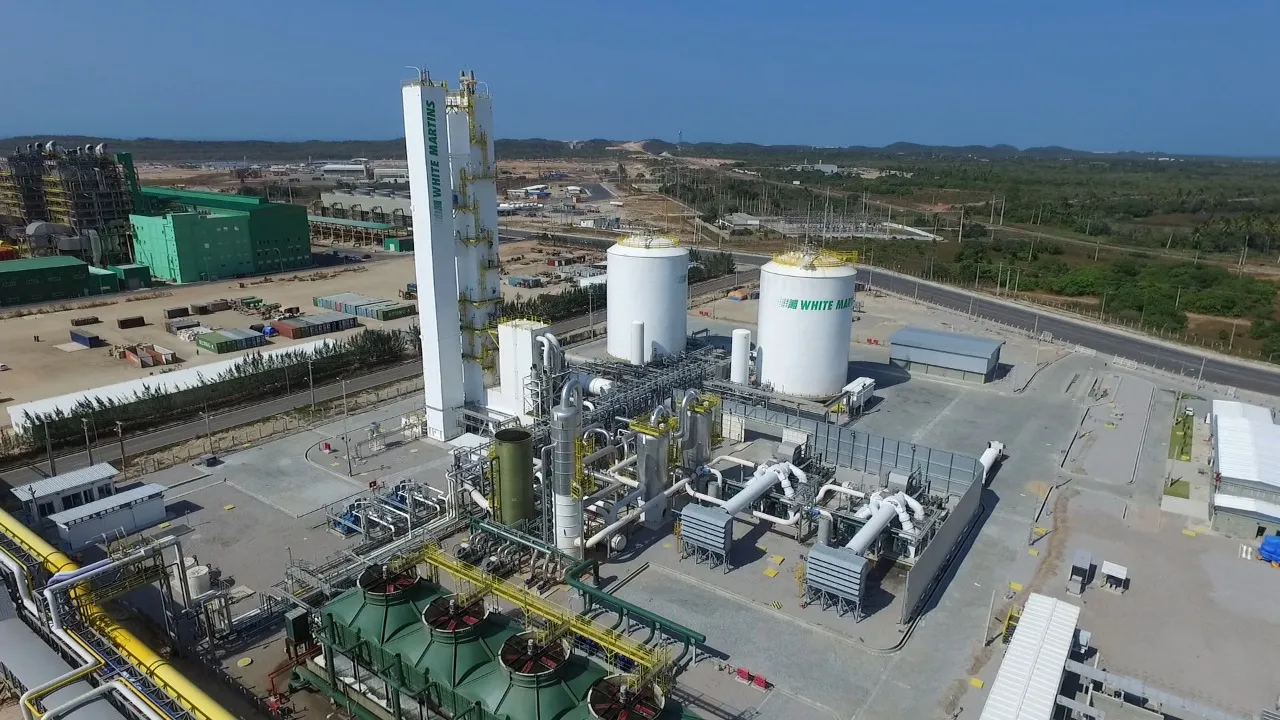 A unidade da empresa na ZPE Ceará tem capacidade total de produzir mais de duas mil toneladas de gases por dia