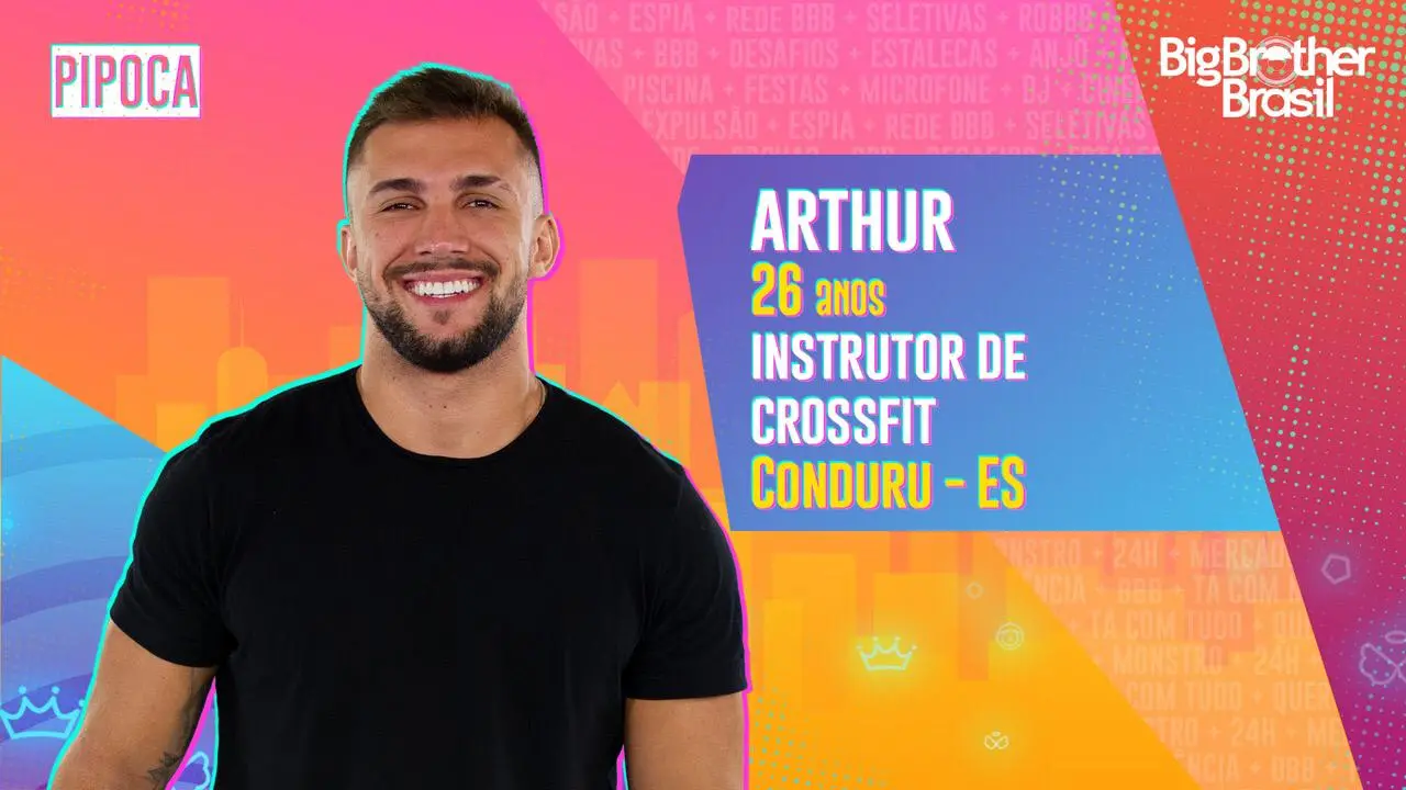 Arthur é um dos confirmados para participar do BBB 21