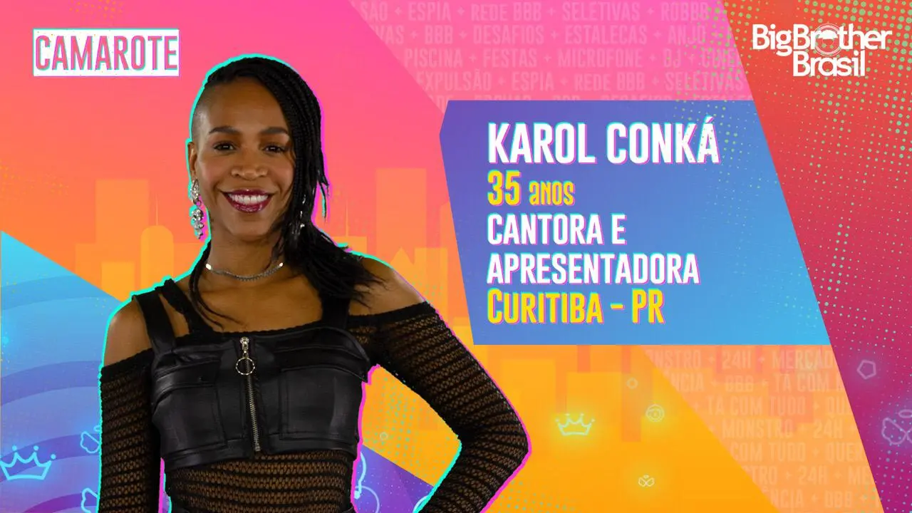 Karol Conká é uma das confirmadas para participar do BBB 21