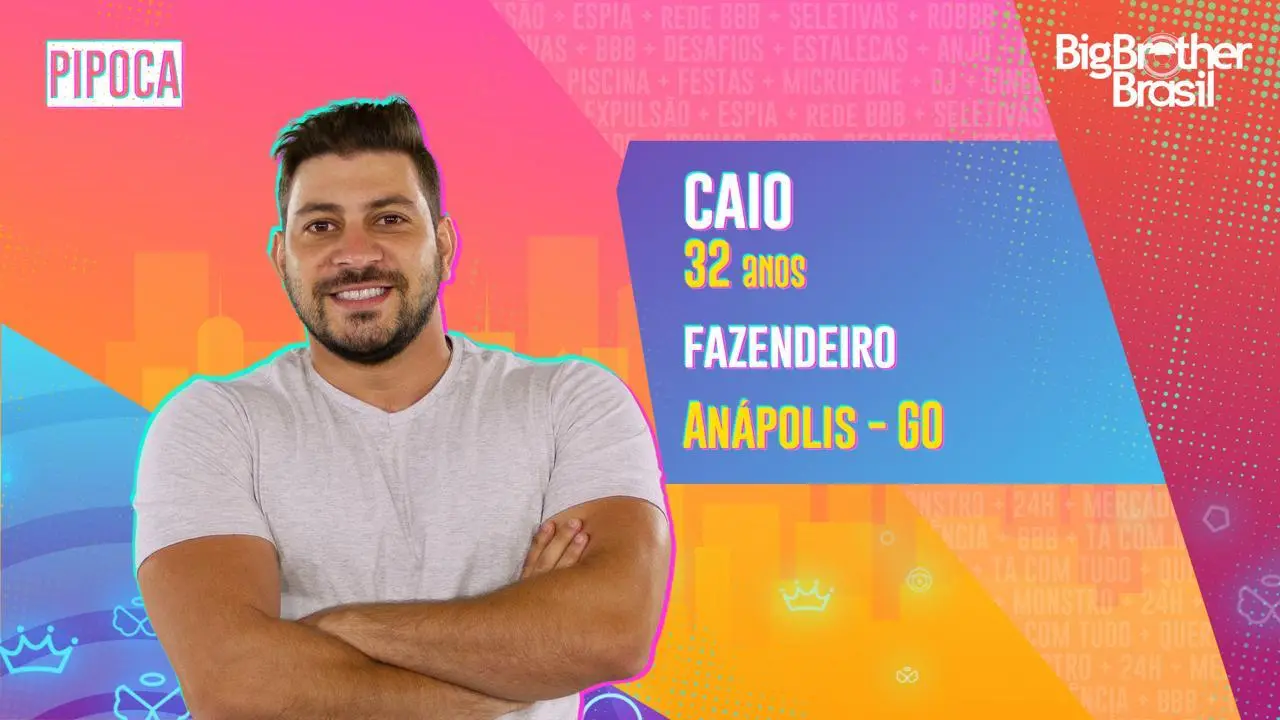 Caio é um dos confirmados para participar do BBB 21