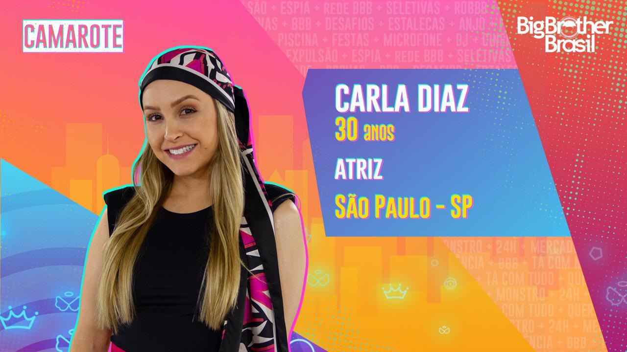 Carla Diaz é um dos confirmados para participar do BBB 21