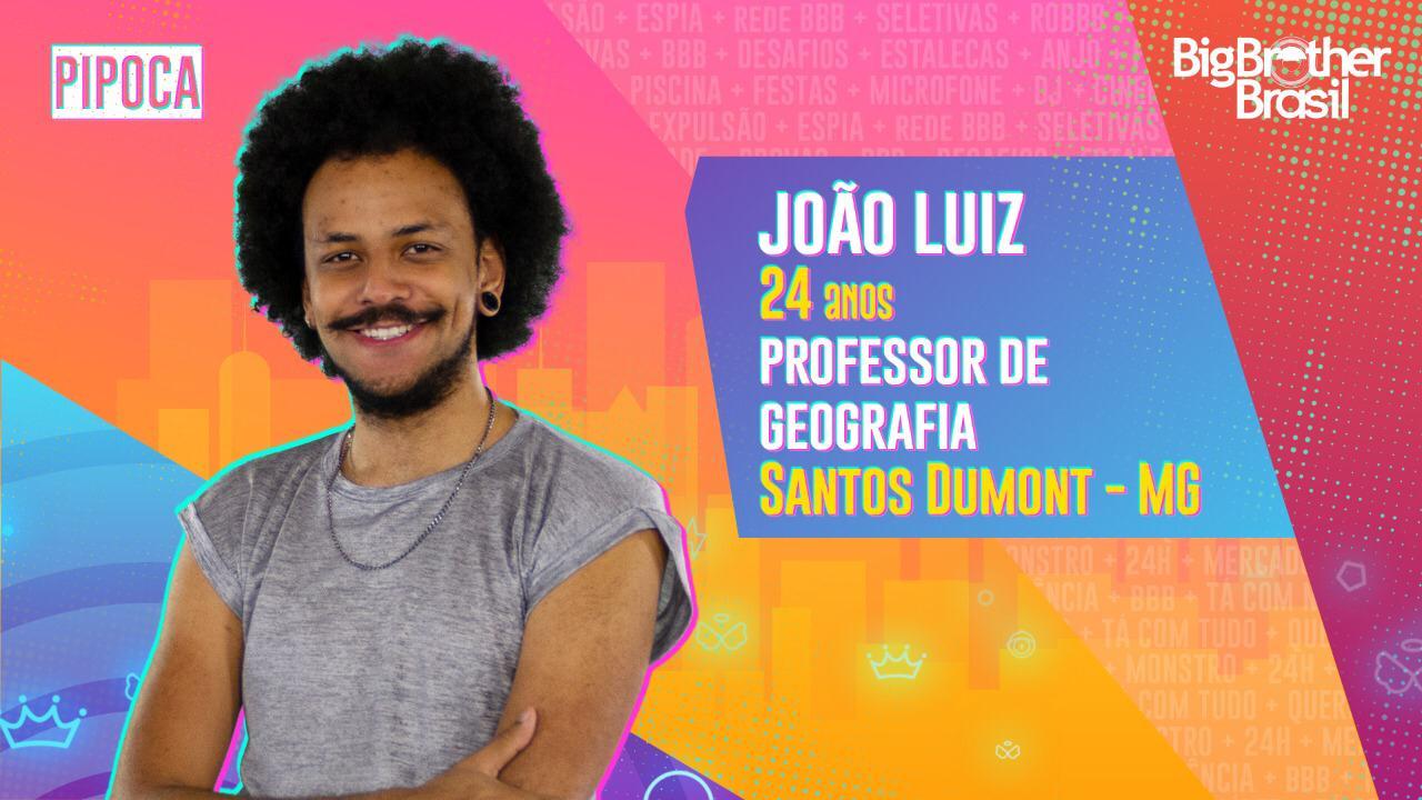 João Luiz é um dos confirmados para participar do BBB 21