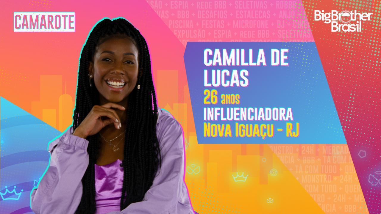 Camila de Lucas é um dos confirmados para participar do BBB 21