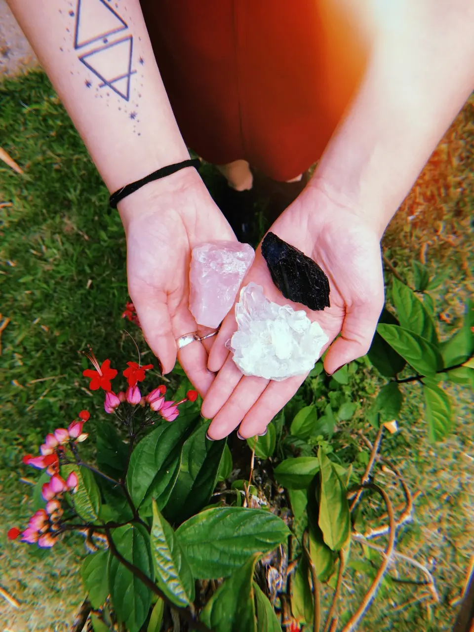 Esta é uma imagem de cristais