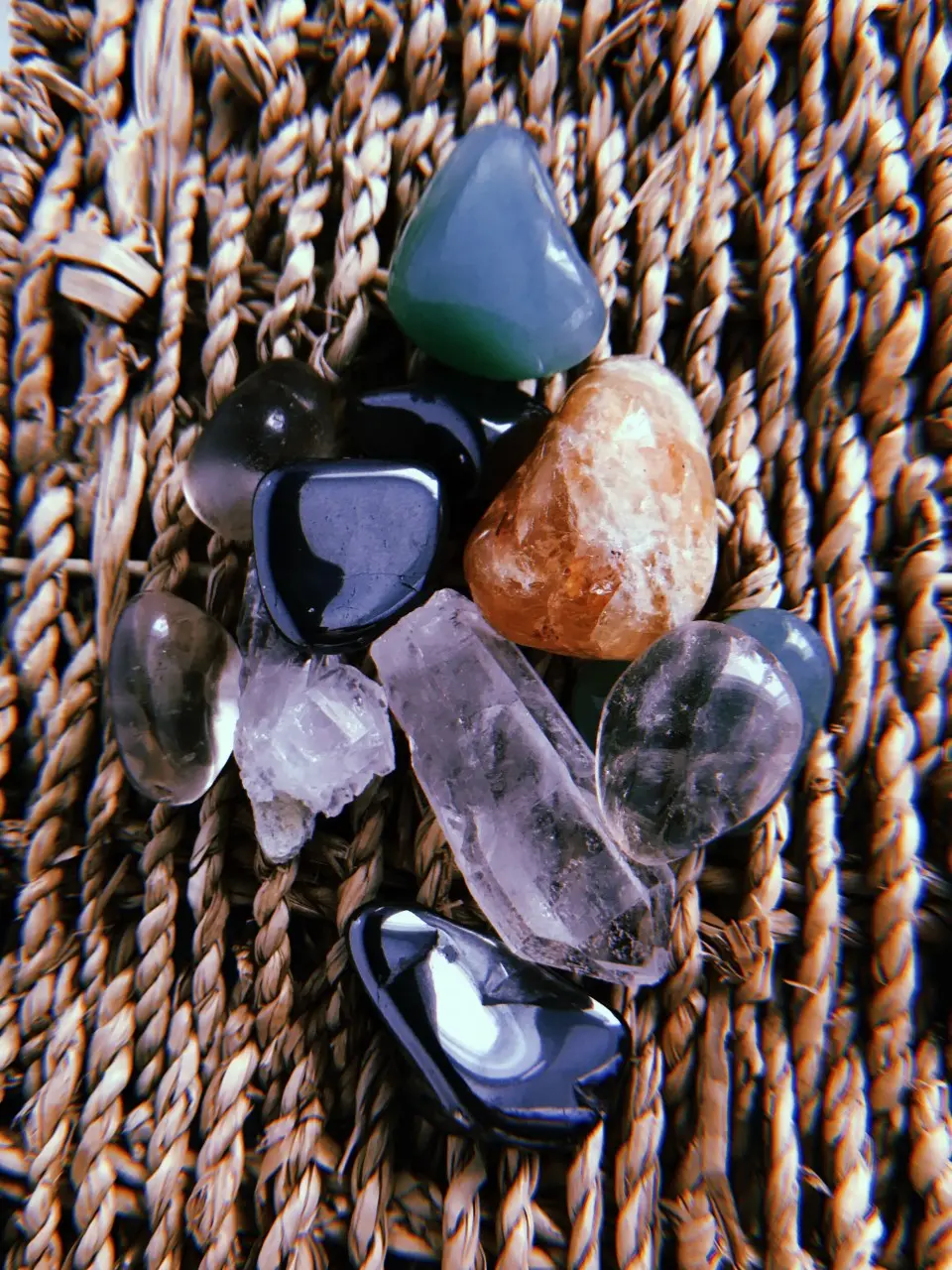 Esta é uma imagem de cristais