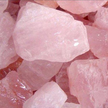 Esta é uma imagem de um quartzo rosa