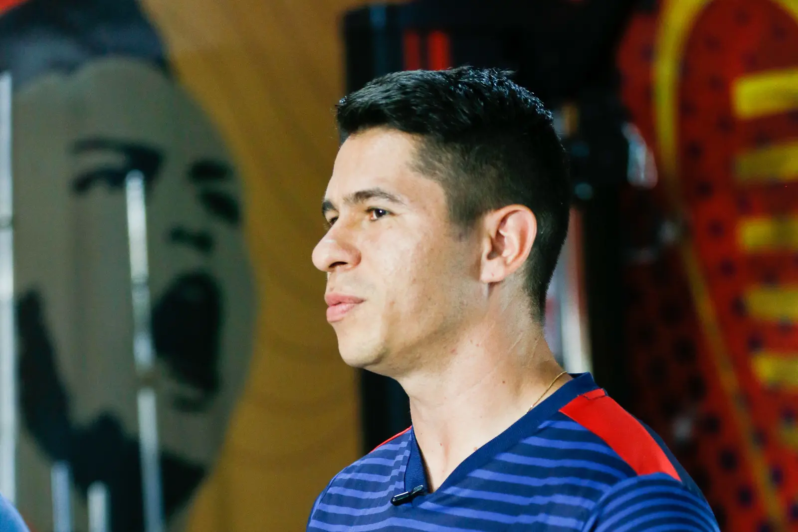 Atacante Osvaldo em entrevista ao Sistema Verdes Mares