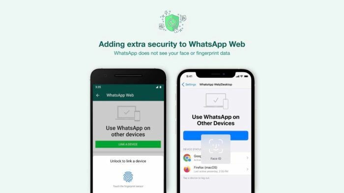 Biometria é o novo reforço de segurança para o WhatsApp Web