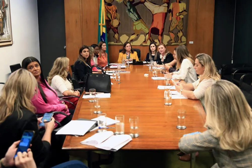 As deputadas federais formaram a bancada feminina na Câmara dos Deputados