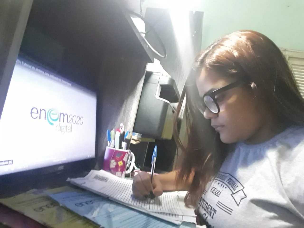A acadêmica Rebeca Sobrinho se inscreveu por curiosidade quanto ao novo formato.