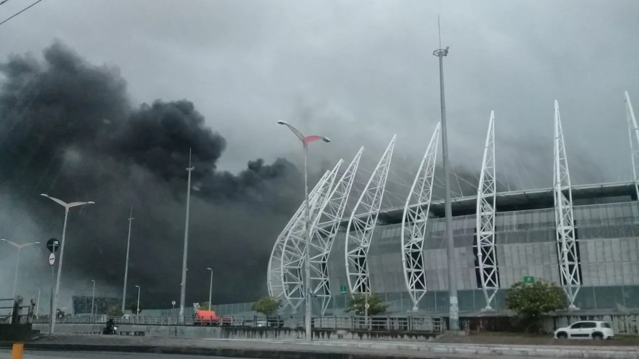 Ocorrência formou uma cortina de fumaça no local