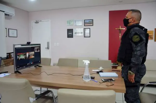 Secretário da Administração Penitenciária, Mauro Albuquerque participou do evento, por videoconferência