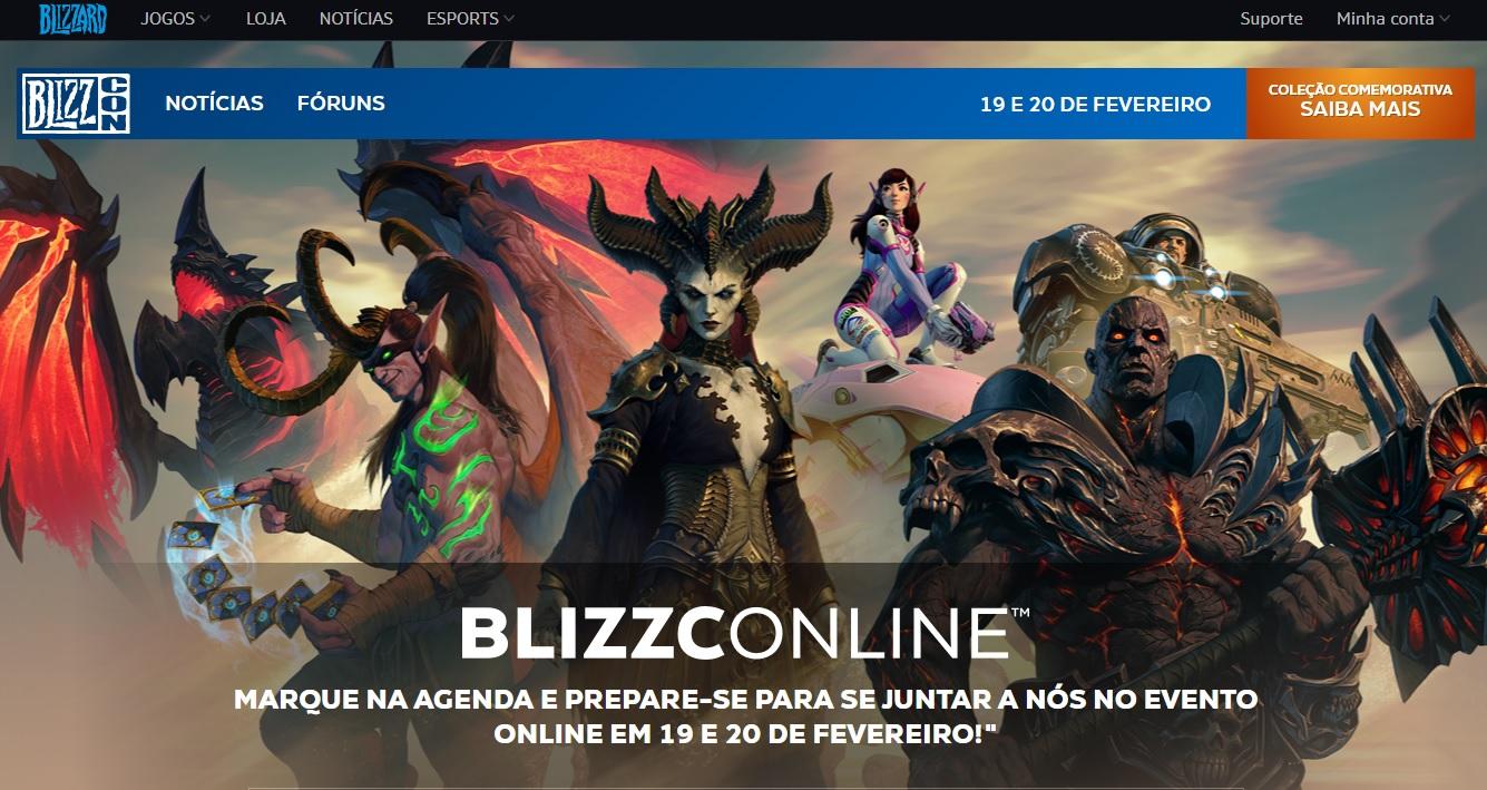 BlizzCon será totalmente online este ano por conta da pandemia