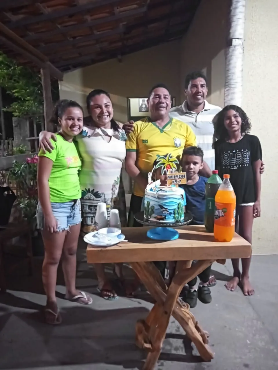 Wilson tem quatro netos e é próximo da família