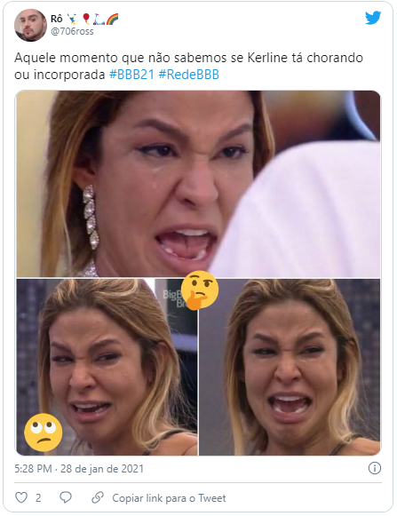 Reações de Kerline Cardoso