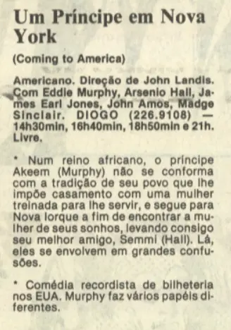 Em 1989, com classificação livre, 