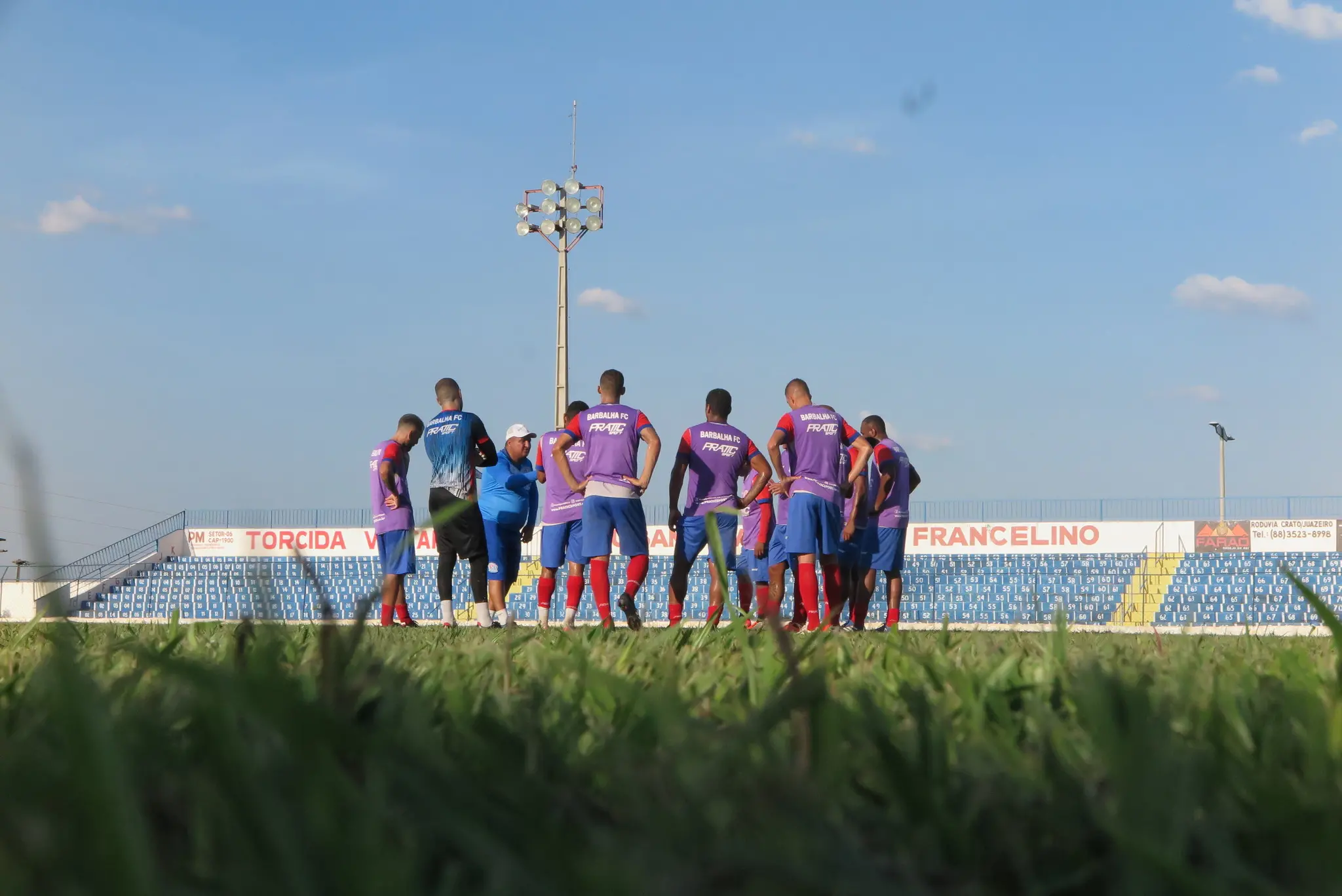 Atletas do Barbalha se concentram para início do Cearense 2021