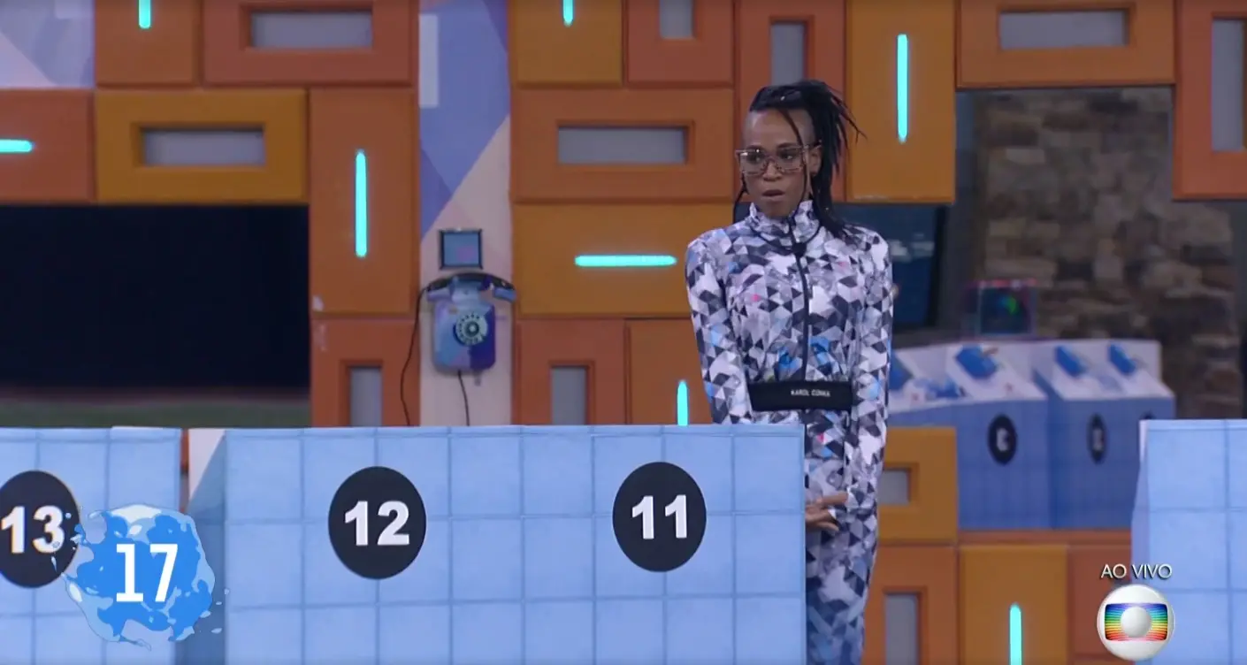 Carol Conká na prova do bbb 21