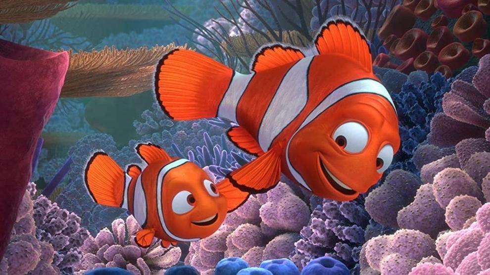 Os peixes Nemo e Marlin em Procurando Nemo (2003), filme da Sessão da Tarde desta segunda (15)