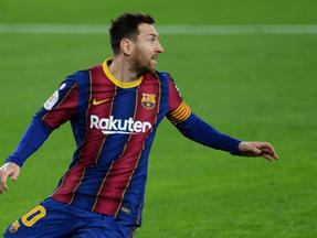Messi disputa o jogo de hoje pelo Barcelona