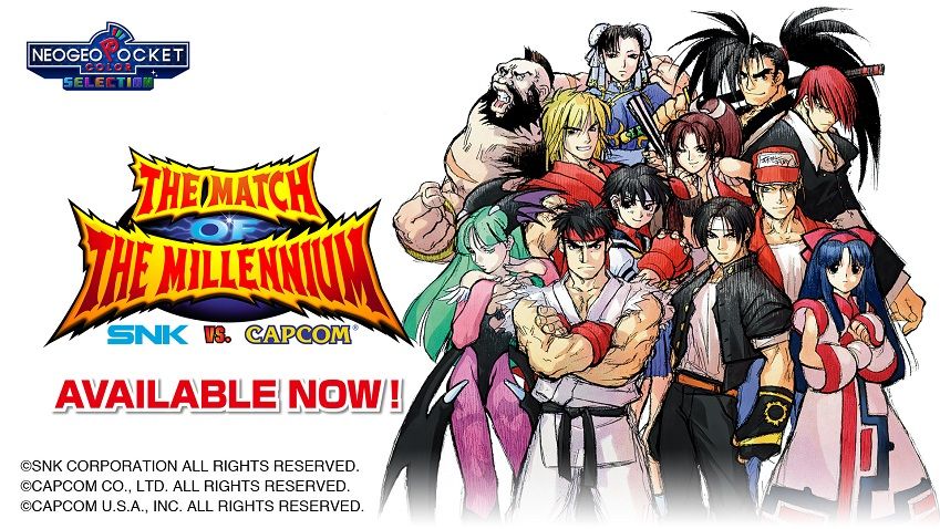 SNK VS. Capcom: The Match of The Millennium chega ao Nintendo Switch por menos de US$ 8 na loja oficial do console