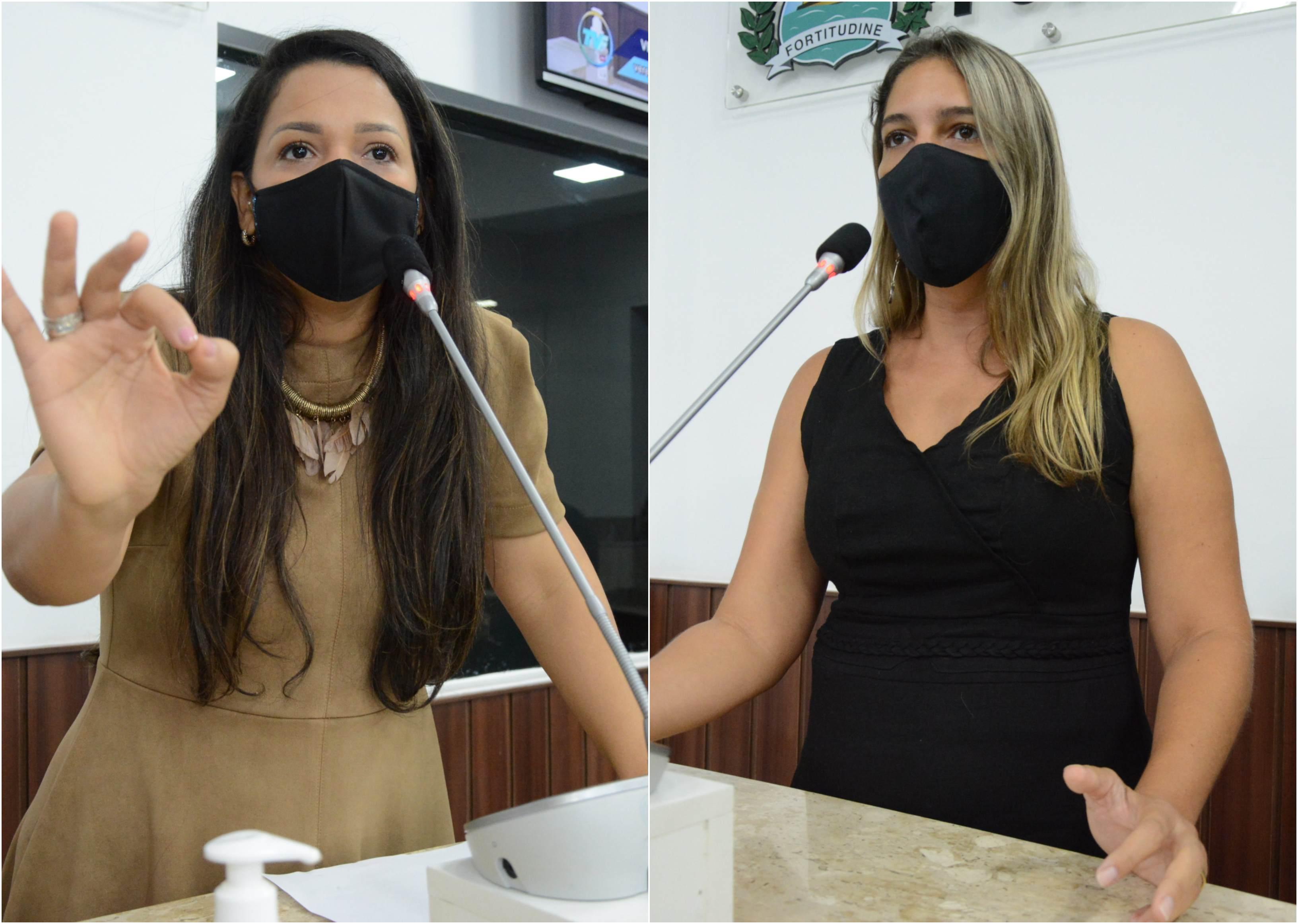 Vereadoras Priscila Costa e Larissa Gaspar disputam presidência da Comissão dos Direitos Humanos