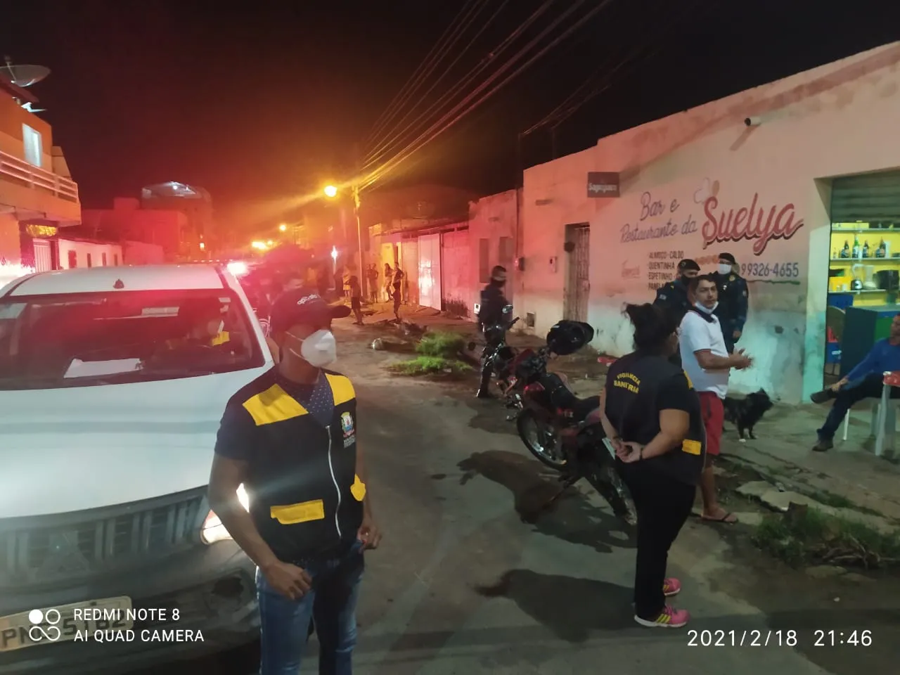 Vigilância Sanitária em Iguatu na noite desta quinta-feira (18)