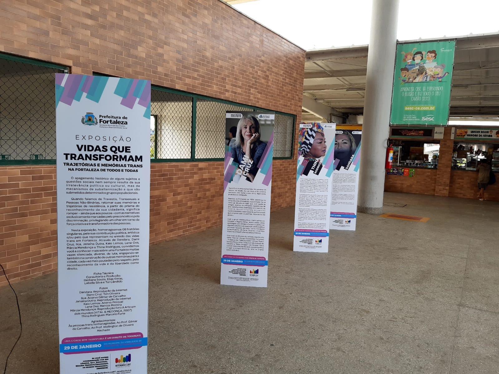 Exposição itinerante deve percorrer terminais da Capital até dia 8 de março