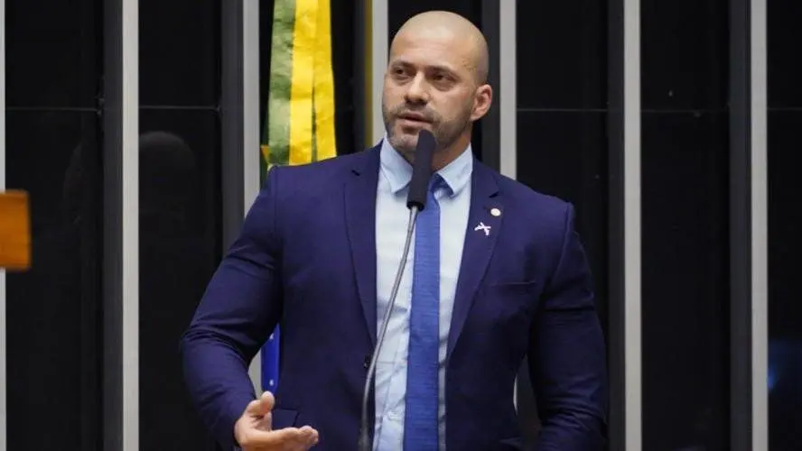 Deputado Daniel Silveira na Câmara