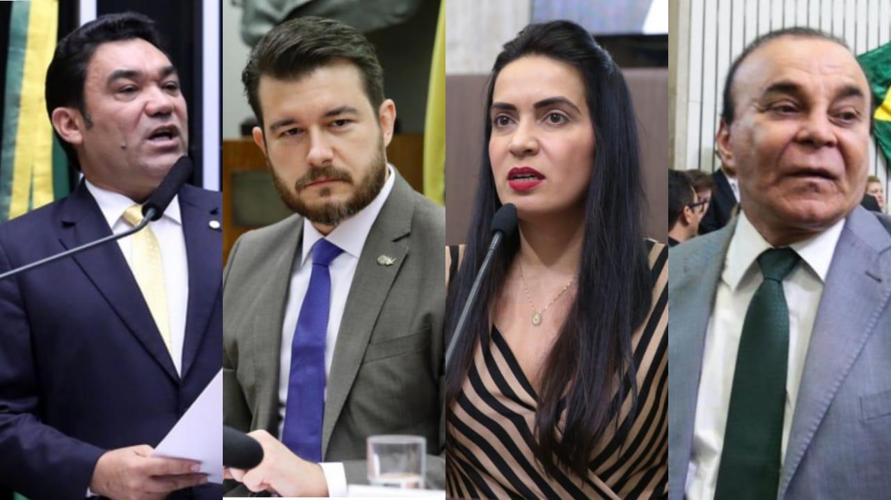 Genecias Noronha, Pedro Bezerra, Aderlânia Noronha e Aníbal Gomes