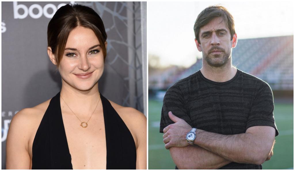 Shailene Woodley e Aaron Rodgers