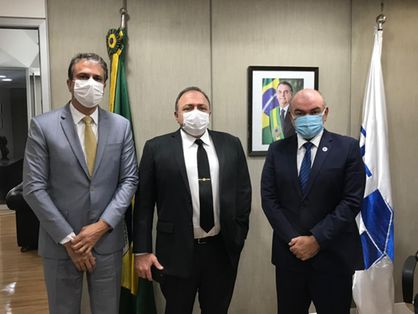 Camilo se reúne com ministro da Saúde em Brasília na manhã desta terça-feira (23)