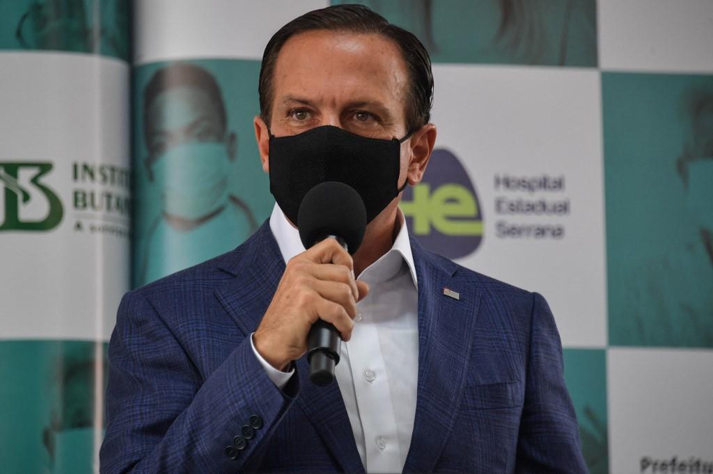 Governador João Doria, de São Paulo