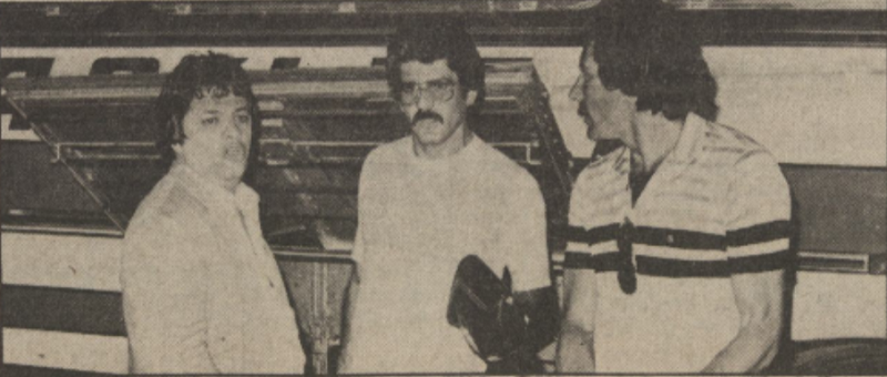 1982 e a equipe do Bangu desembarca na capital cearense: Supervisor Catuka, técnico João Francisco e o zagueiro Moísés