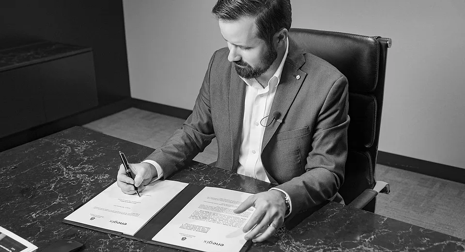 CEO da Enegix assina memorando de entendimento com o Governo do Estado