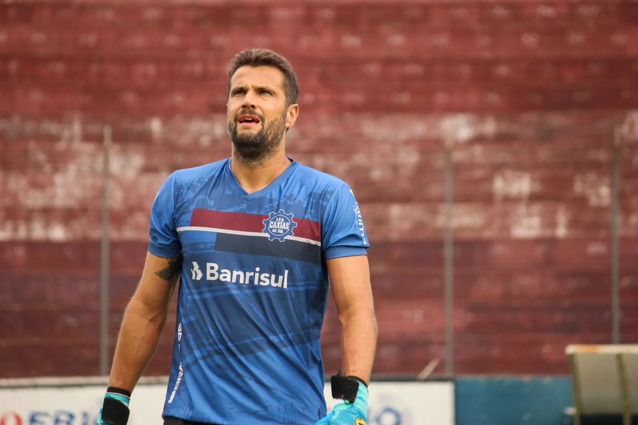 Goleiro Marcelo Pitol é um dos jogadores mais conhecidos e mais experientes do grupo do Caxias