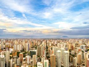 Vista aérea da cidade de Fortaleza