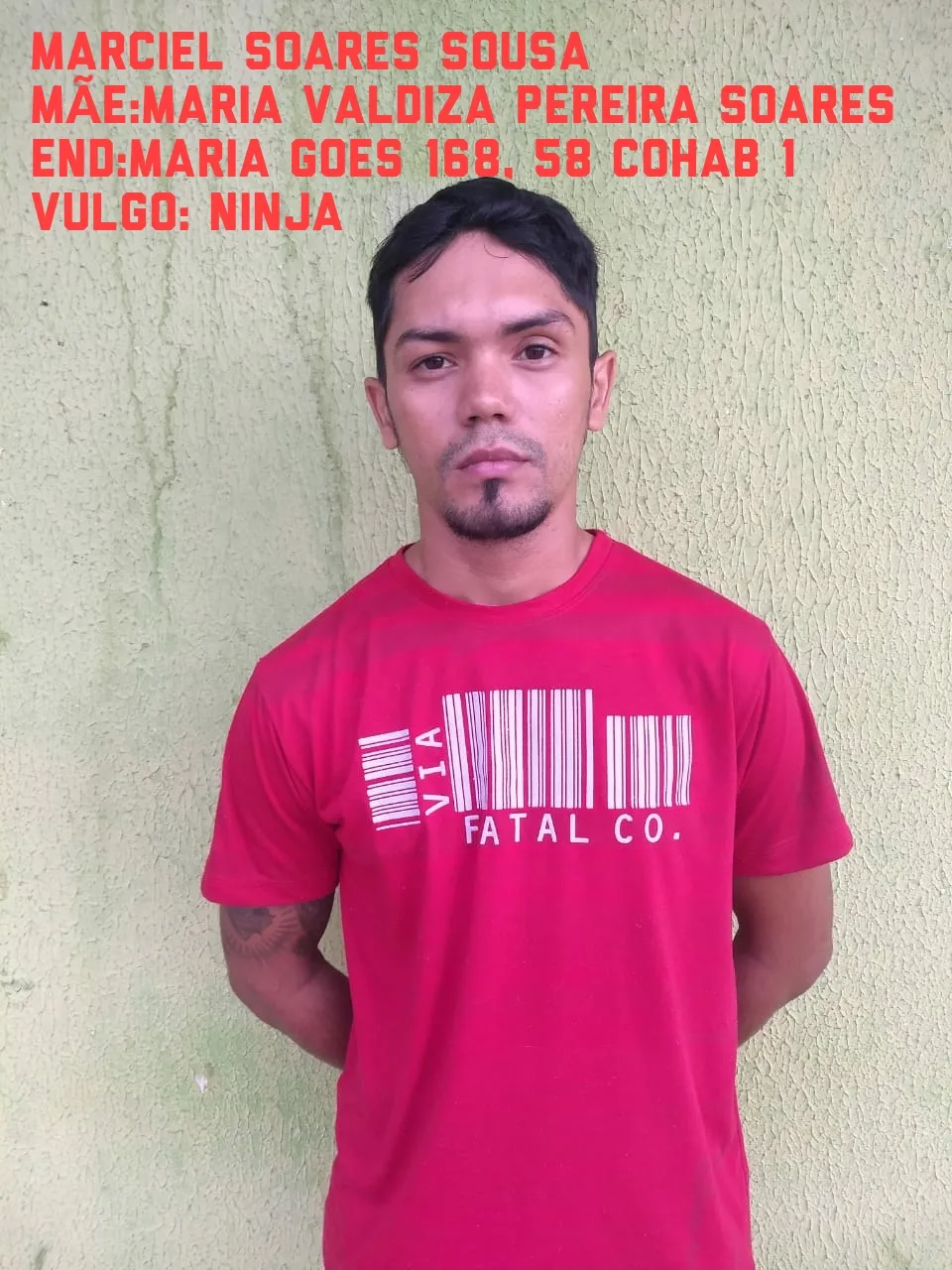 Marciel possuía passagens por homicídios, segundo a polícia