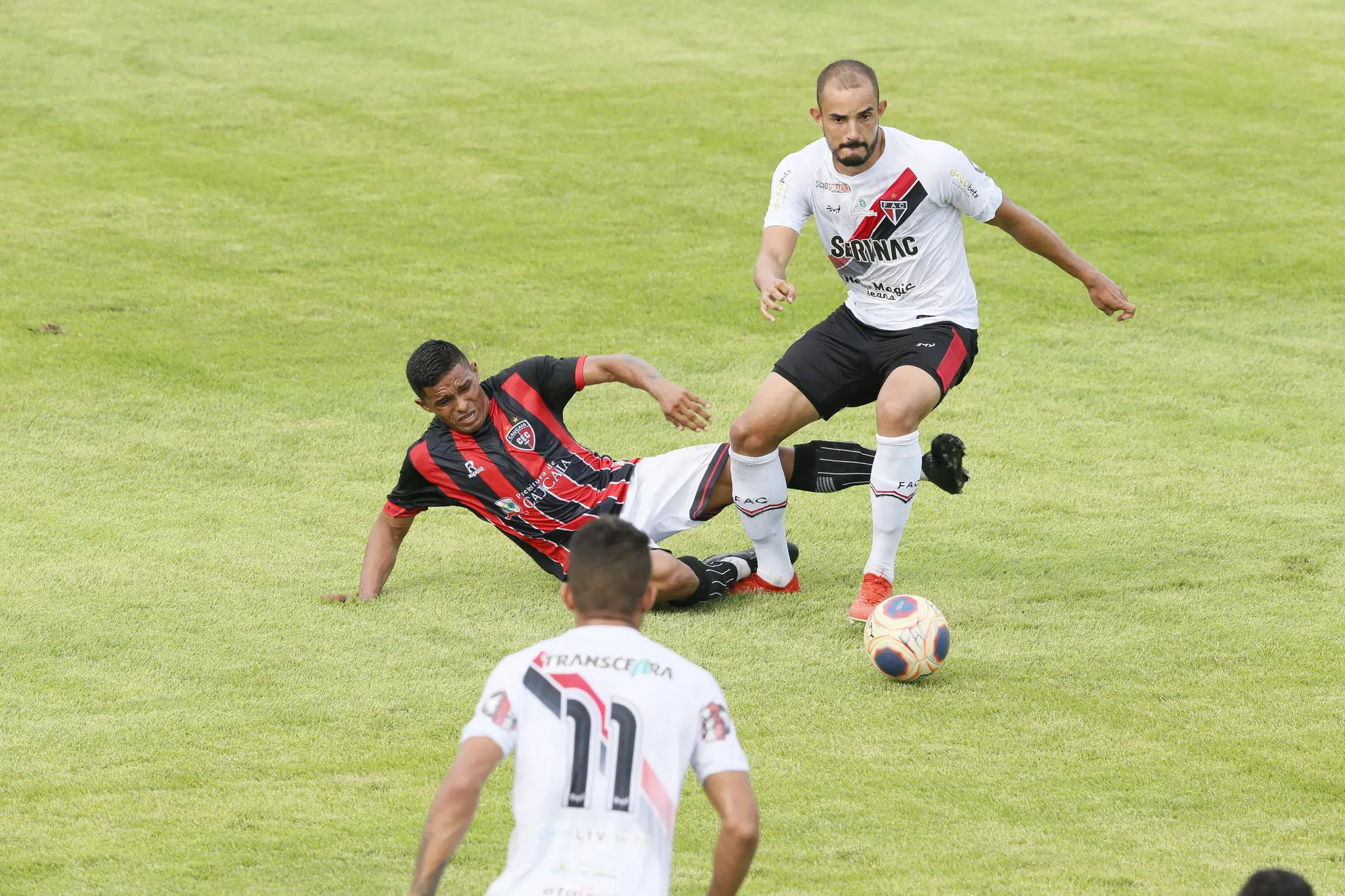 No Estádio Franzé Morais, o Ferroviário levou a melhor contra o Caucaia