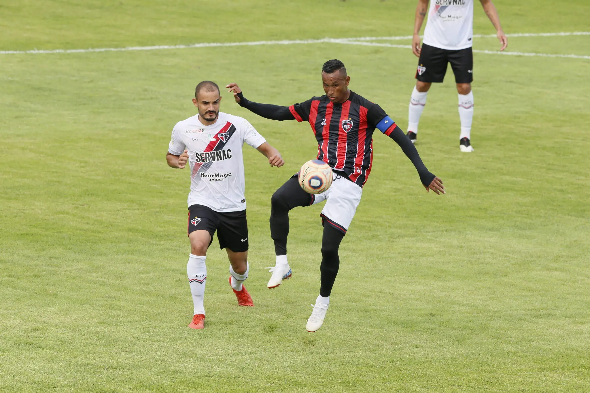 Ciel até marcou o primeiro para o Caucaia, mas não foi o suficiente para garantir a vitória