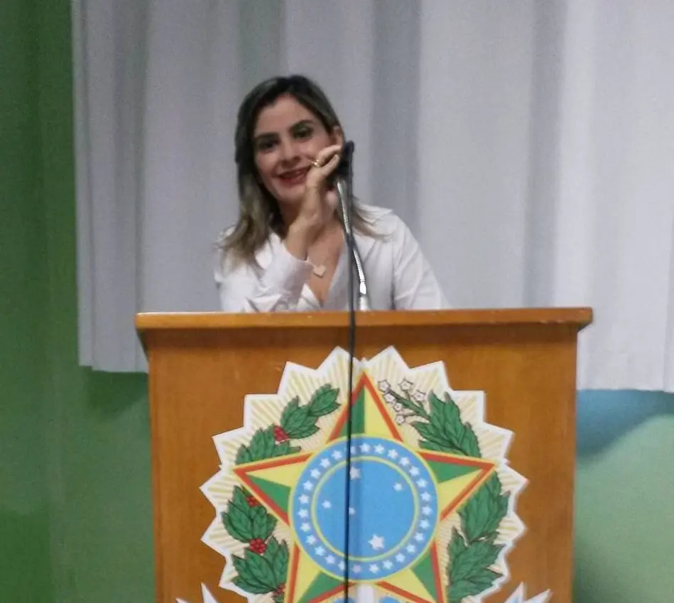 Leidiana Pessoa, secretária de Desenvolvimento Social e Econômico de Ereré